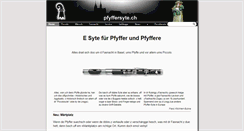 Desktop Screenshot of pfyffersyte.ch