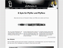 Tablet Screenshot of pfyffersyte.ch